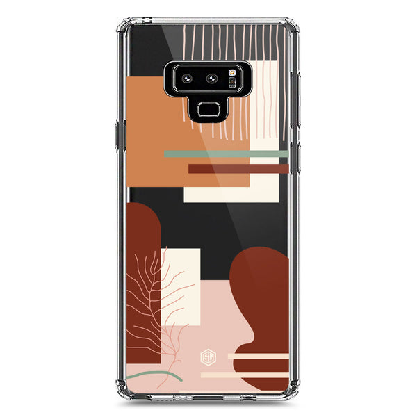 Aesthetic Modern Art Series - Design 6 - Soft Phone Case - Crystal Clear Case - Samsung Galaxy Note 9