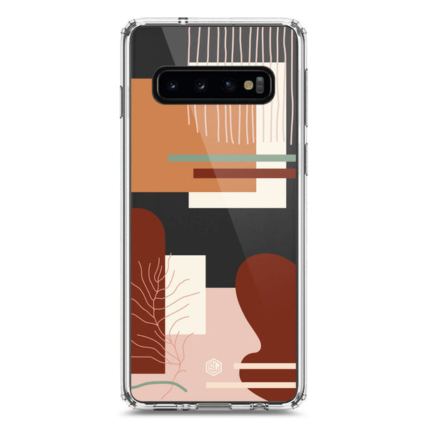 Aesthetic Modern Art Series - Design 6 - Soft Phone Case - Crystal Clear Case - Samsung Galaxy S10