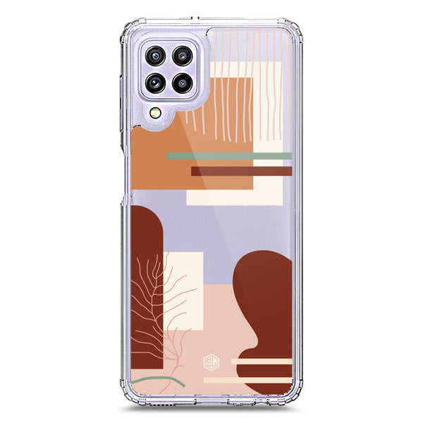 Aesthetic Modern Art Series - Design 6 - Soft Phone Case - Crystal Clear Case - Samsung Galaxy M22