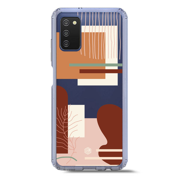 Aesthetic Modern Art Series - Design 6 - Soft Phone Case - Crystal Clear Case - Samsung Galaxy M02s