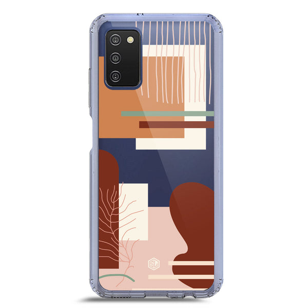 Aesthetic Modern Art Series - Design 6 - Soft Phone Case - Crystal Clear Case - Samsung Galaxy A03s