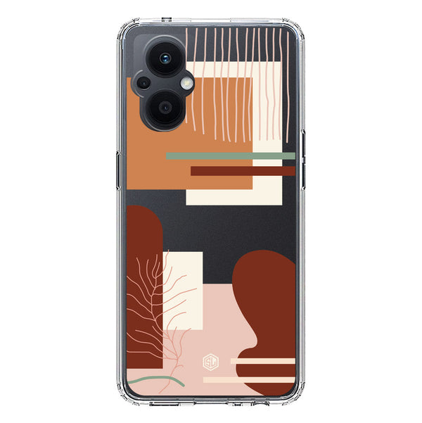 Aesthetic Modern Art Series - Design 6 - Soft Phone Case - Crystal Clear Case - Oppo Reno 7 Lite