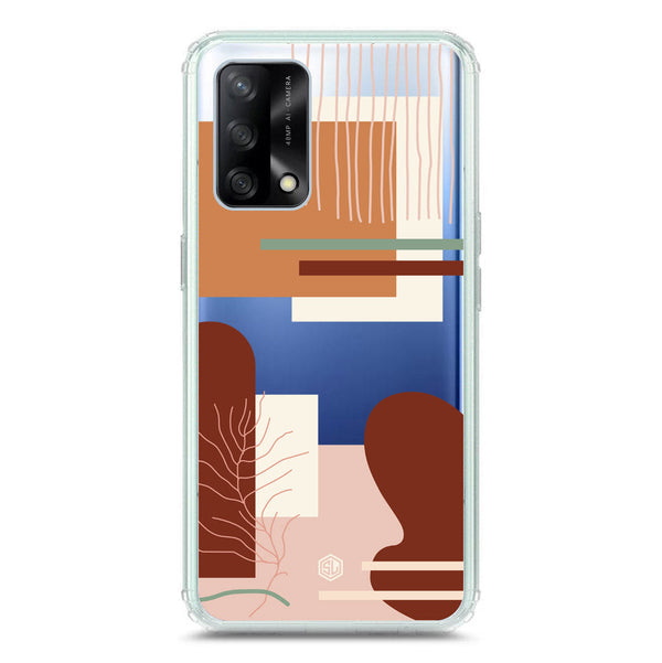 Aesthetic Modern Art Series - Design 6 - Soft Phone Case - Crystal Clear Case - Oppo F19