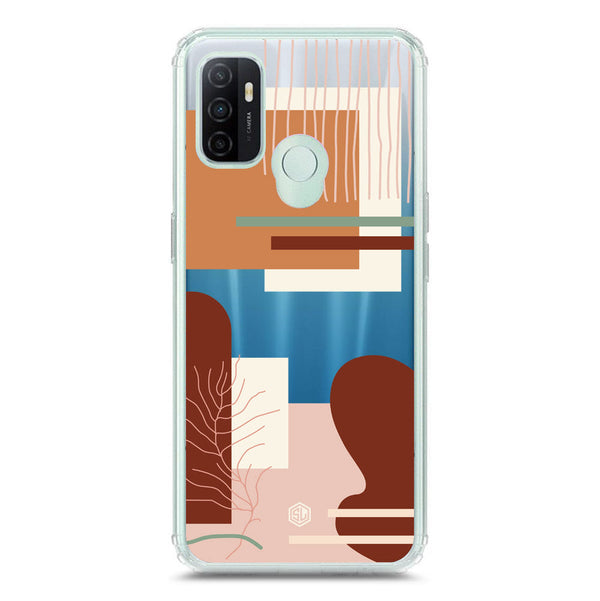 Aesthetic Modern Art Series - Design 6 - Soft Phone Case - Crystal Clear Case - Oppo A53s