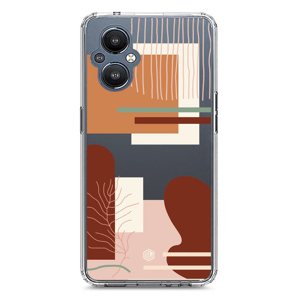 Aesthetic Modern Art Series - Design 6 - Soft Phone Case - Crystal Clear Case - OnePlus Nord N20 5G