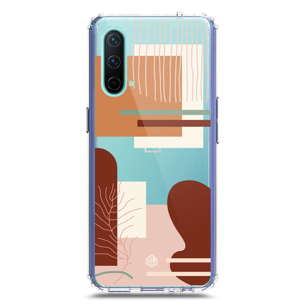 Aesthetic Modern Art Series - Design 6 - Soft Phone Case - Crystal Clear Case - OnePlus Nord CE 5G