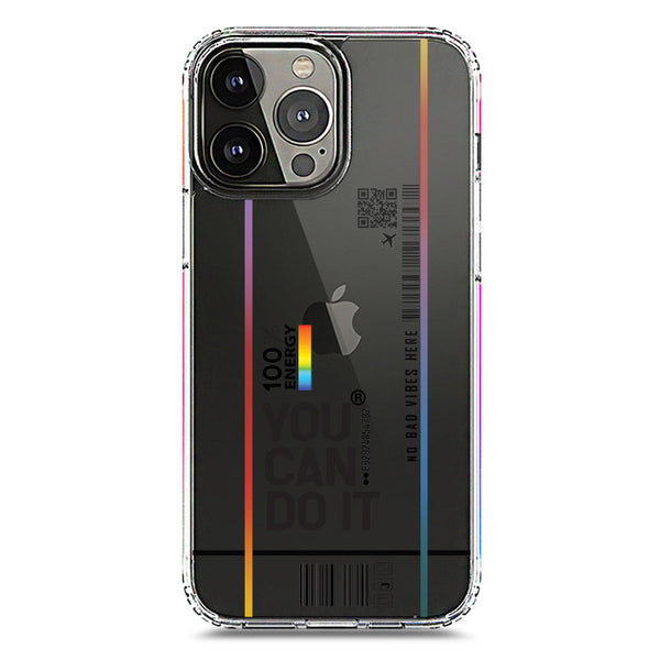 You Can Do It - Soft Phone Case - Crystal Clear Case - iPhone 13 Pro