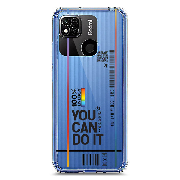 You Can Do It - Soft Phone Case - Crystal Clear Case - Xiaomi Redmi 10A