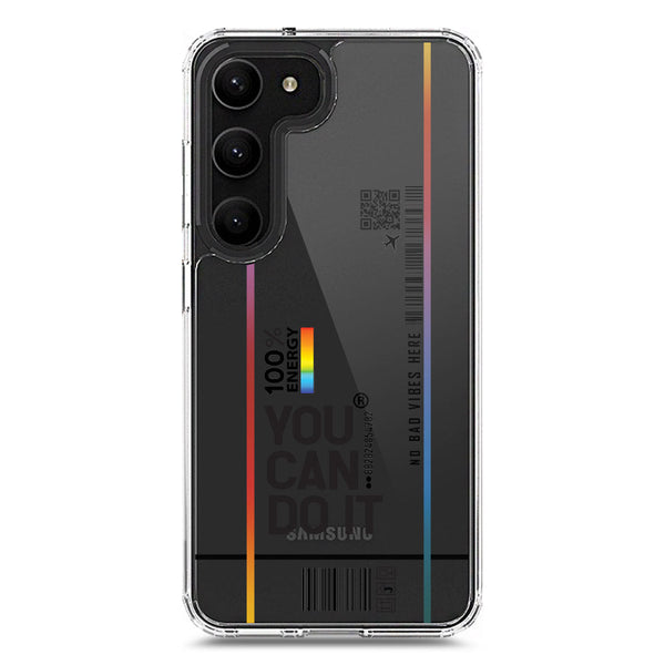 You Can Do It - Soft Phone Case - Crystal Clear Case - Samsung Galaxy S22 Ultra 5G