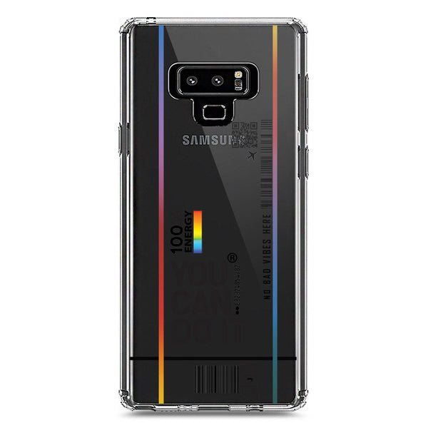 You Can Do It - Soft Phone Case - Crystal Clear Case - Samsung Galaxy Note 9