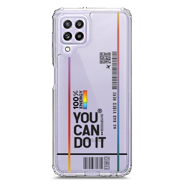 You Can Do It - Soft Phone Case - Crystal Clear Case - Samsung Galaxy M32
