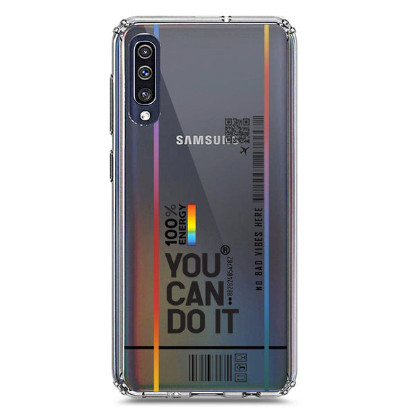 You Can Do It - Soft Phone Case - Crystal Clear Case - Samsung Galaxy A50s