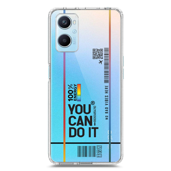 You Can Do It - Soft Phone Case - Crystal Clear Case - Oppo A96 4G