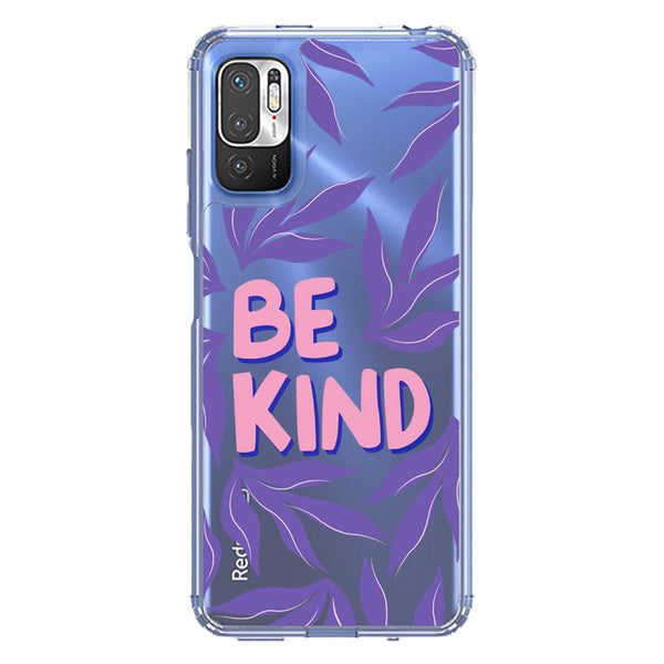 Be Kind - Soft Phone Case - Crystal Clear Case - Xiaomi Redmi Note 10 5G