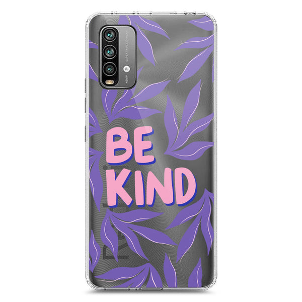 Be Kind - Soft Phone Case - Crystal Clear Case - Xiaomi Redmi Note 9 4G