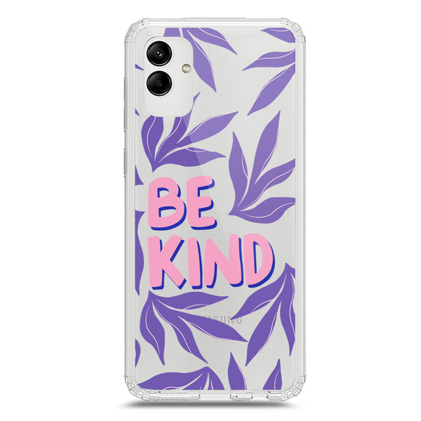 Be Kind - Soft Phone Case - Crystal Clear Case - Samsung Galaxy M13 5G