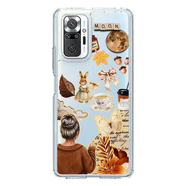 Autumn Dreams Series - Design 1 - Soft Phone Case - Crystal Clear Case - Xiaomi Redmi Note 10 Pro 4G