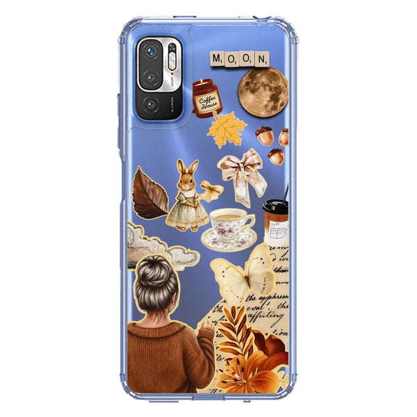 Autumn Dreams Series - Design 1 - Soft Phone Case - Crystal Clear Case - Xiaomi Redmi Note 10 5G