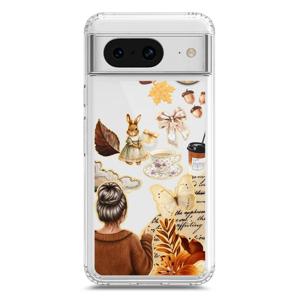 Autumn Dreams Series - Design 1 - Soft Phone Case - Crystal Clear Case - Google Pixel 8