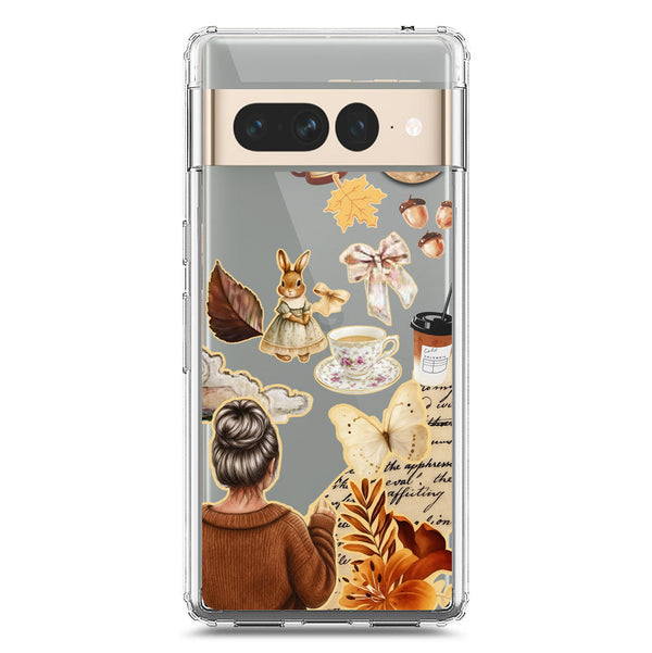 Autumn Dreams Series - Design 1 - Soft Phone Case - Crystal Clear Case - Google Pixel 7 Pro
