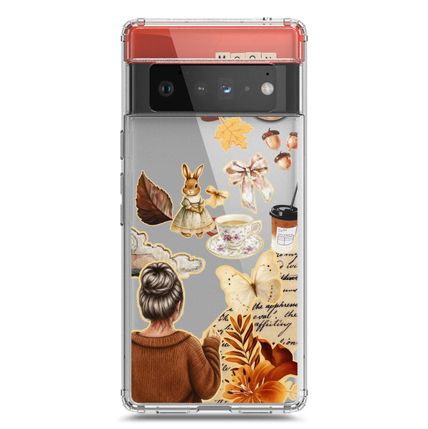 Autumn Dreams Series - Design 1 - Soft Phone Case - Crystal Clear Case - Google Pixel 6 Pro