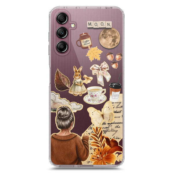 Autumn Dreams Series - Design 1 - Soft Phone Case - Crystal Clear Case - Samsung Galaxy A14
