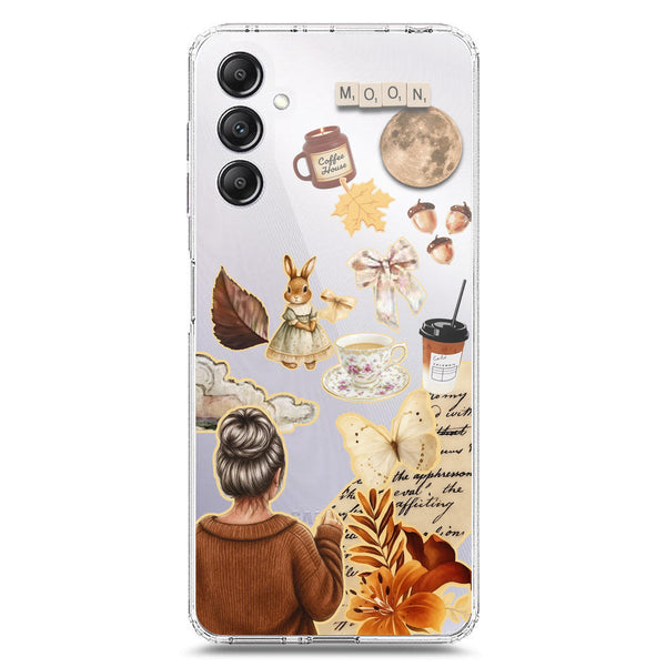 Autumn Dreams Series - Design 1 - Soft Phone Case - Crystal Clear Case - Samsung Galaxy A14 5G