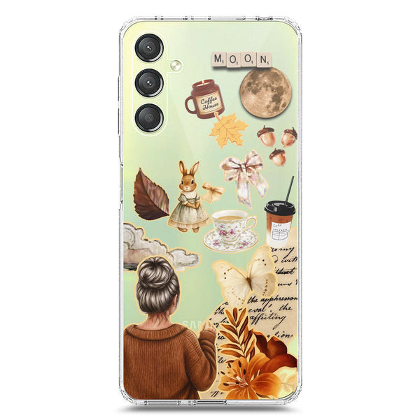 Autumn Dreams Series - Design 1 - Soft Phone Case - Crystal Clear Case - Samsung Galaxy A24 4G
