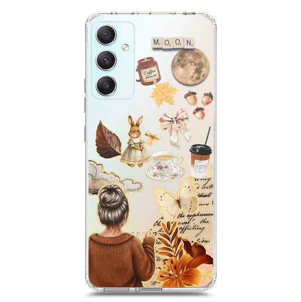 Autumn Dreams Series - Design 1 - Soft Phone Case - Crystal Clear Case - Samsung Galaxy A34 5G