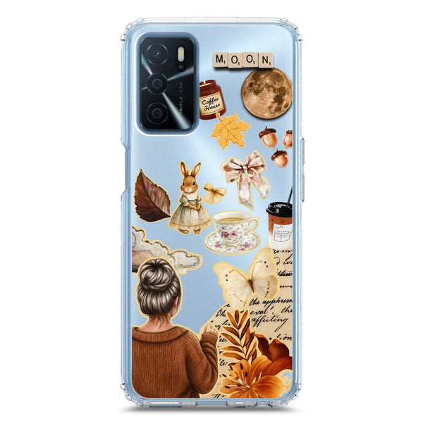 Autumn Dreams Series - Design 1 - Soft Phone Case - Crystal Clear Case - Oppo A54s