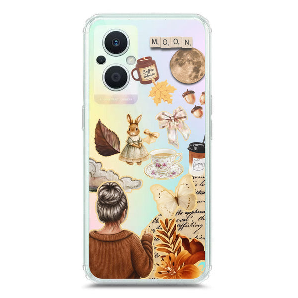 Autumn Dreams Series - Design 1 - Soft Phone Case - Crystal Clear Case - Oppo Reno7 Z 5G