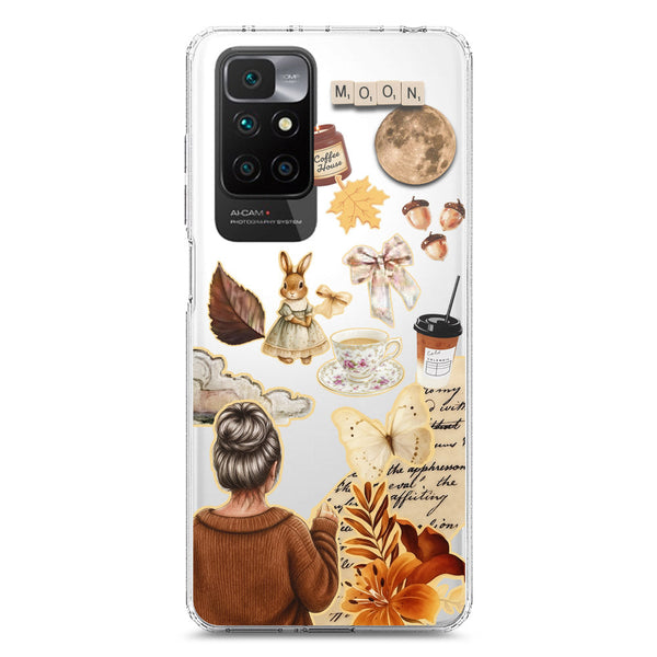 Autumn Dreams Series - Design 1 - Soft Phone Case - Crystal Clear Case - Xiaomi Redmi 10