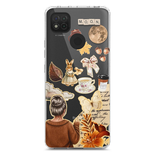 Autumn Dreams Series - Design 1 - Soft Phone Case - Crystal Clear Case - Xiaomi Redmi 9C