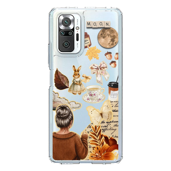 Autumn Dreams Series - Design 1 - Soft Phone Case - Crystal Clear Case - Xiaomi Redmi Note 10 Pro Max