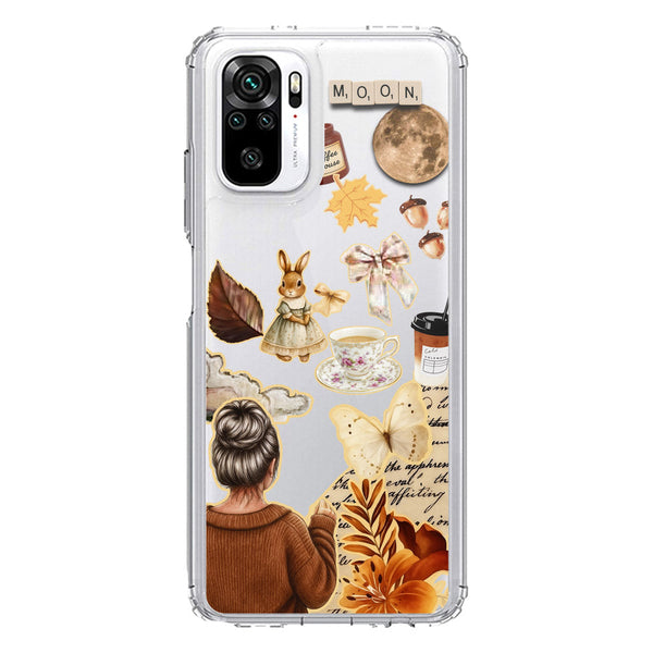 Autumn Dreams Series - Design 1 - Soft Phone Case - Crystal Clear Case - Xiaomi Redmi Note 10S