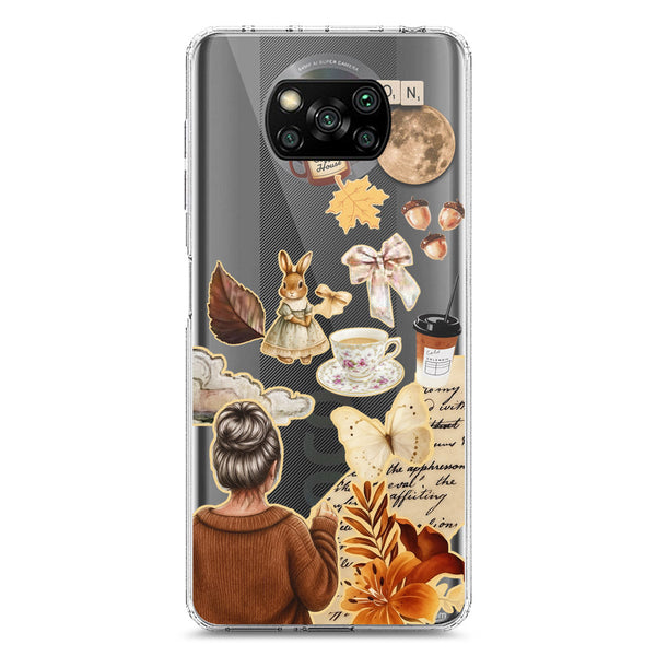 Autumn Dreams Series - Design 1 - Soft Phone Case - Crystal Clear Case - Xiaomi Poco X3 Pro