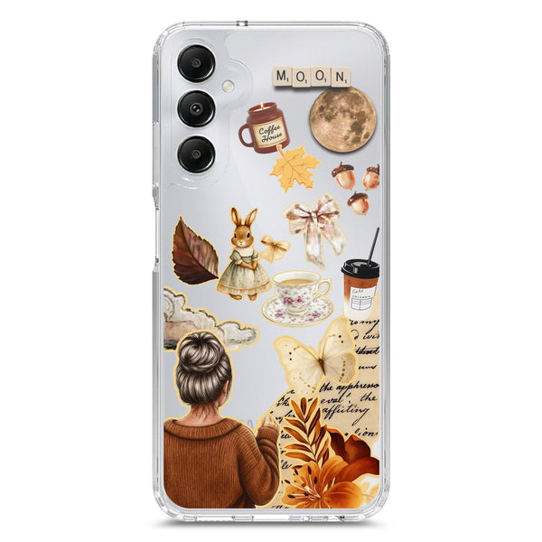 Autumn Dreams Series - Design 1 - Soft Phone Case - Crystal Clear Case - Samsung Galaxy A05s