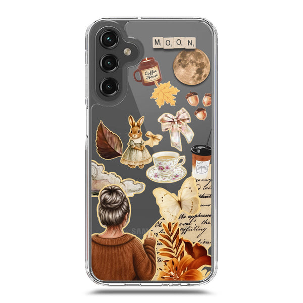 Autumn Dreams Series - Design 1 - Soft Phone Case - Crystal Clear Case - Samsung Galaxy A15 5G