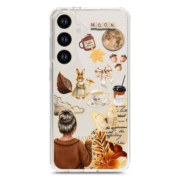 Autumn Dreams Series - Design 1 - Soft Phone Case - Crystal Clear Case - Samsung Galaxy S24
