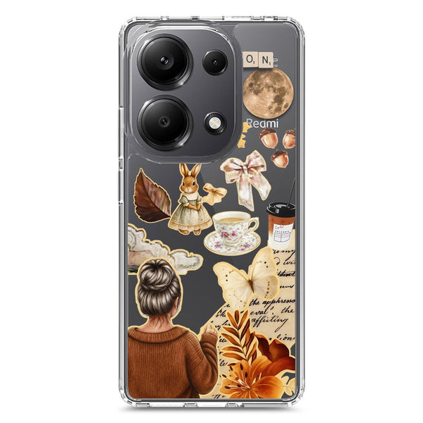 Autumn Dreams Series - Design 1 - Soft Phone Case - Crystal Clear Case - Xiaomi Poco M6 Pro 4G