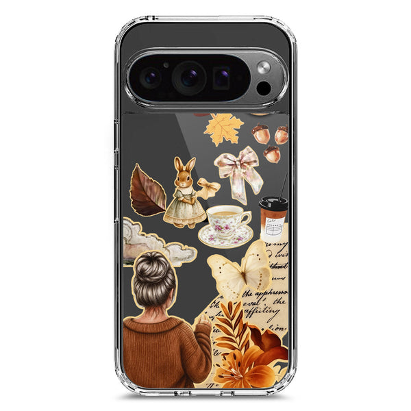 Autumn Dreams Series - Design 1 - Soft Phone Case - Crystal Clear Case - Google Pixel 9 Pro