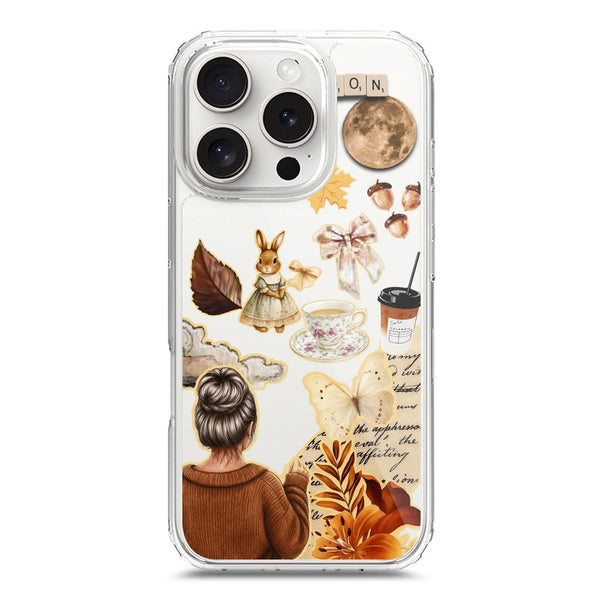 Autumn Dreams Series - Design 1 - Soft Phone Case - Crystal Clear Case - iPhone 16 Pro
