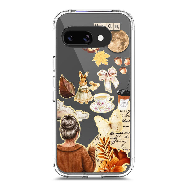 Autumn Dreams Series - Design 1 - Soft Phone Case - Crystal Clear Case - Google Pixel 9a
