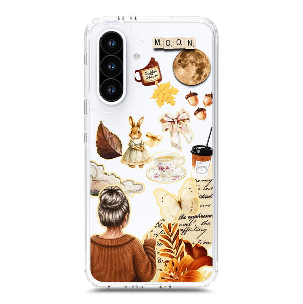 Autumn Dreams Series - Design 1 - Soft Phone Case - Crystal Clear Case - Samsung Galaxy A26