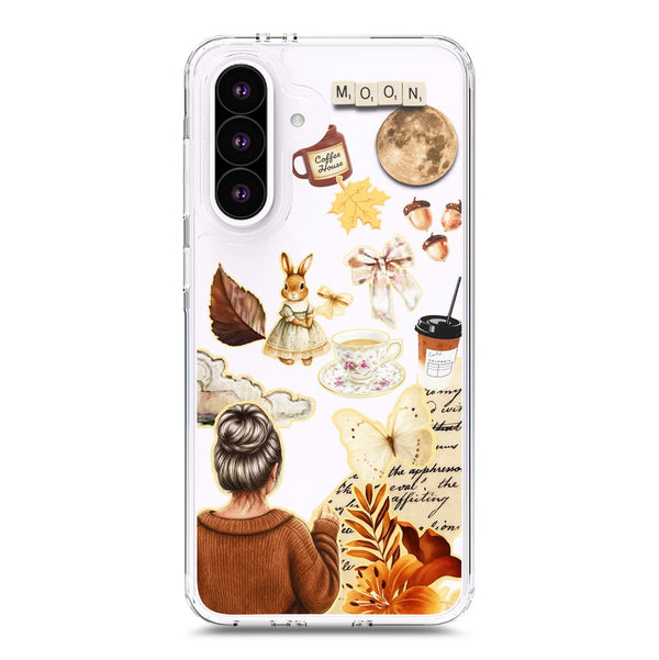 Autumn Dreams Series - Design 1 - Soft Phone Case - Crystal Clear Case - Samsung Galaxy A56