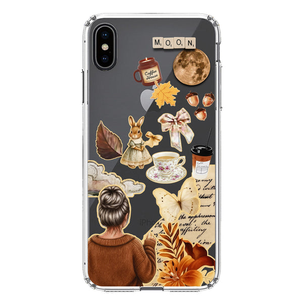 Autumn Dreams Series - Design 1 - Soft Phone Case - Crystal Clear Case - iPhone XS Max