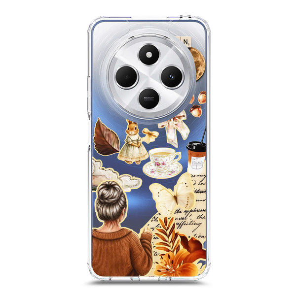 Autumn Dreams Series - Design 1 - Soft Phone Case - Crystal Clear Case - Xiaomi Redmi 14C