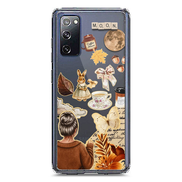Autumn Dreams Series - Design 1 - Soft Phone Case - Crystal Clear Case - Samsung Galaxy S20 FE