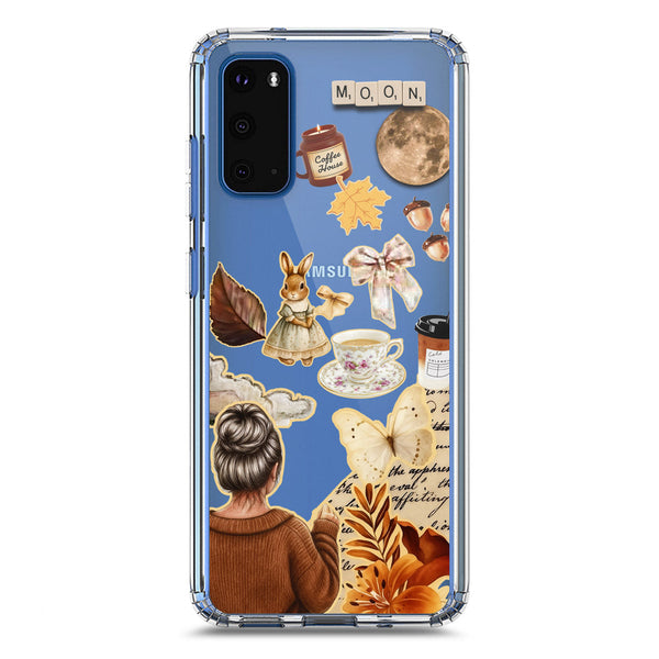 Autumn Dreams Series - Design 1 - Soft Phone Case - Crystal Clear Case - Samsung Galaxy S20