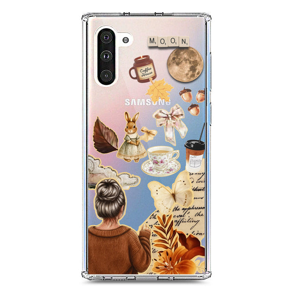 Autumn Dreams Series - Design 1 - Soft Phone Case - Crystal Clear Case - Samsung Galaxy Note 10